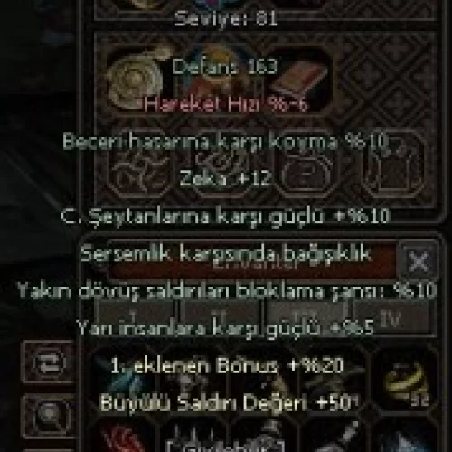  Titan Kalkanı B.Saldırı Değeri +50